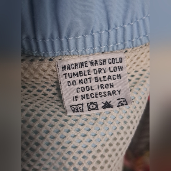 TOMMY BAHAMA RELAX MEN’S BLUE SWIM TRUNKS SIZE L DRAWSTRING WITH POCKETS - Picture 4 of 8